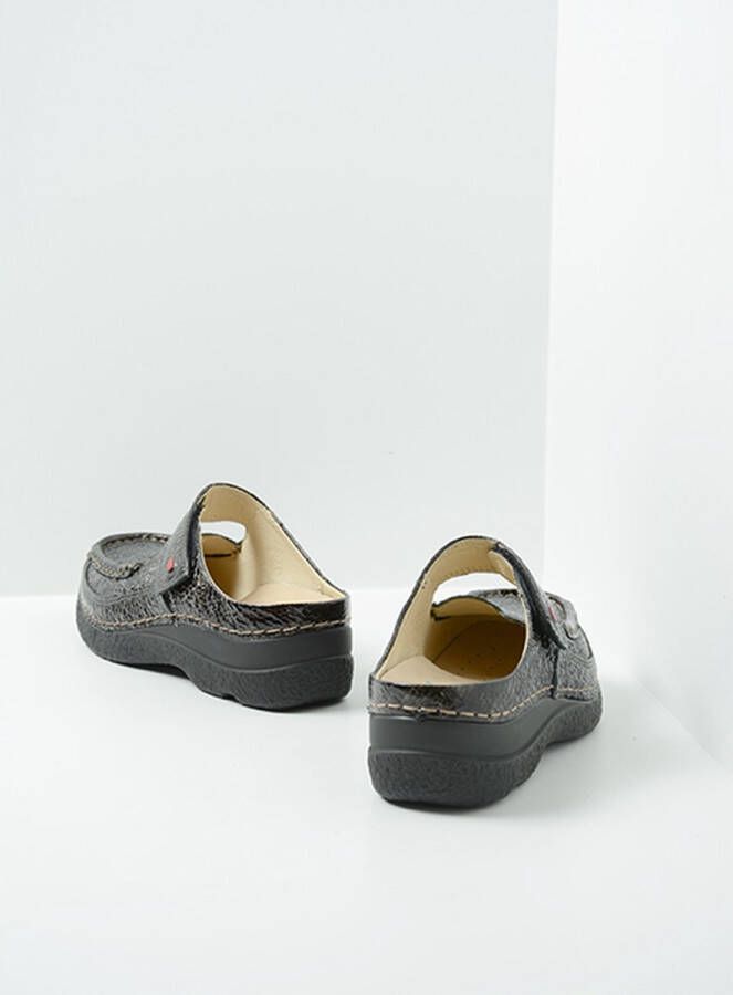 Wolky Dames Slippers 0622765 210 Roll Slipper Anthe Antraciet - Foto 5