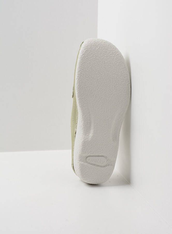 Wolky Slippers Roll Slipper lichtgroen nubuck