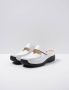 Wolky Klompen 06227 Roll Slipper 70100 wit geprint leer - Thumbnail 3
