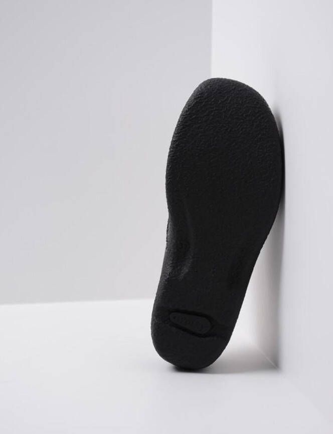 Wolky Slippers Roll Slipper wit zwart leer