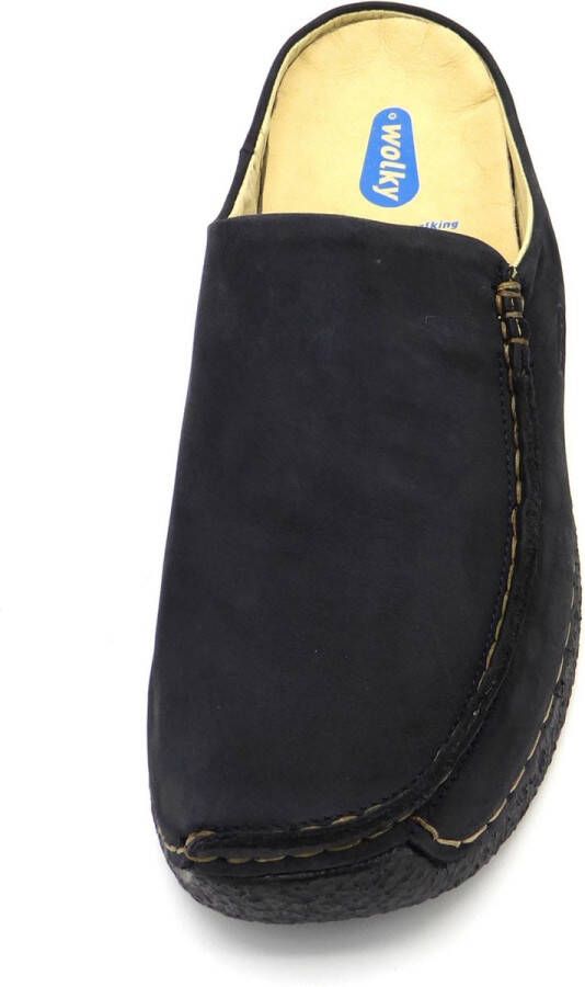Wolky Dames Slipper Seamy Slide 0625015-800 Donkerblauw - Foto 7