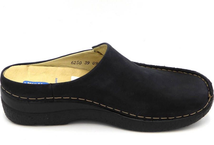 Wolky Dames Slipper Seamy Slide 0625015-800 Donkerblauw - Foto 9
