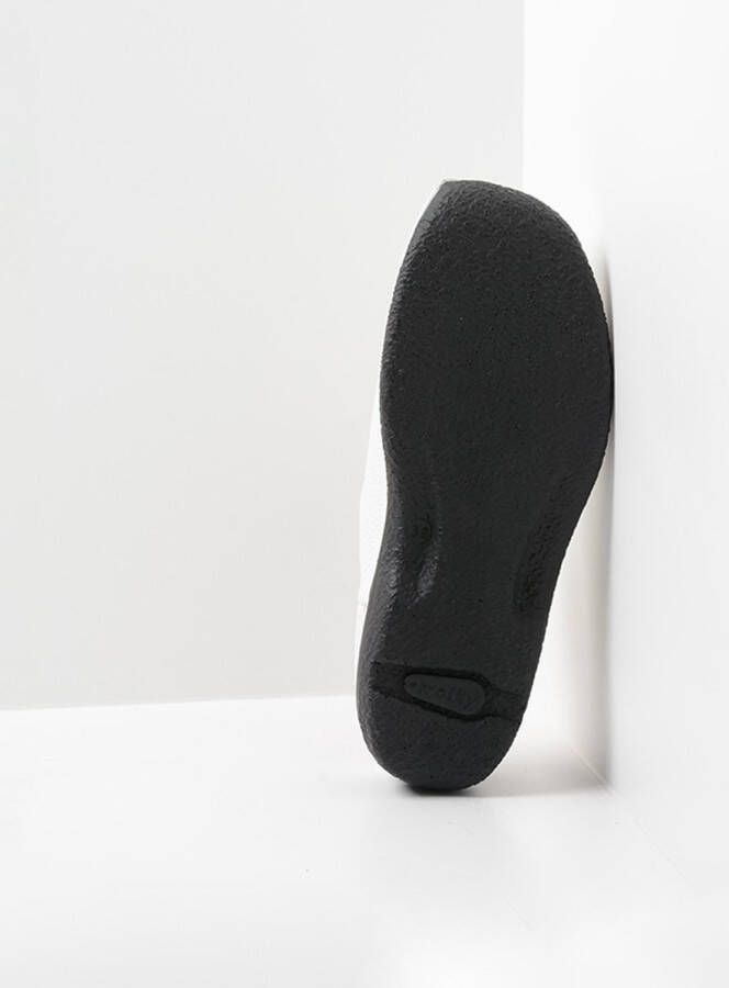 Wolky Slippers Seamy Slide wit geprint leer