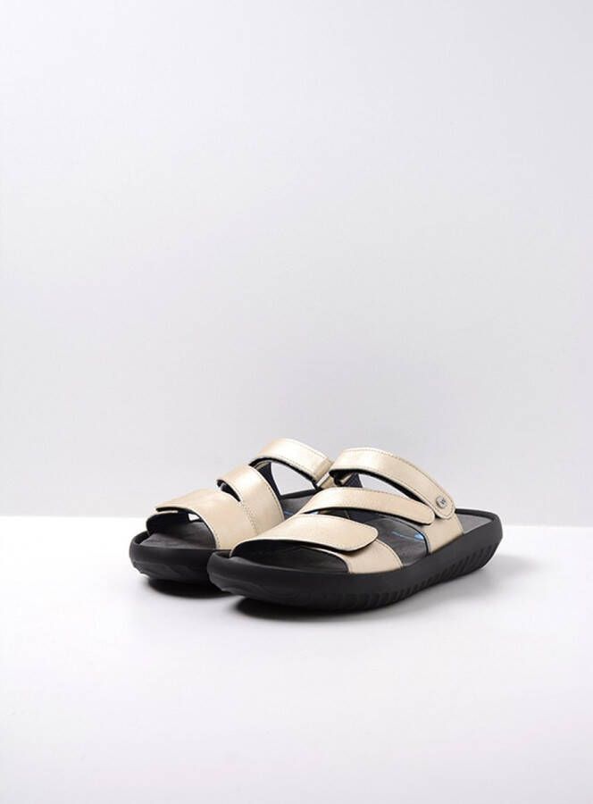 Wolky Slippers Sense goud leer - Foto 3