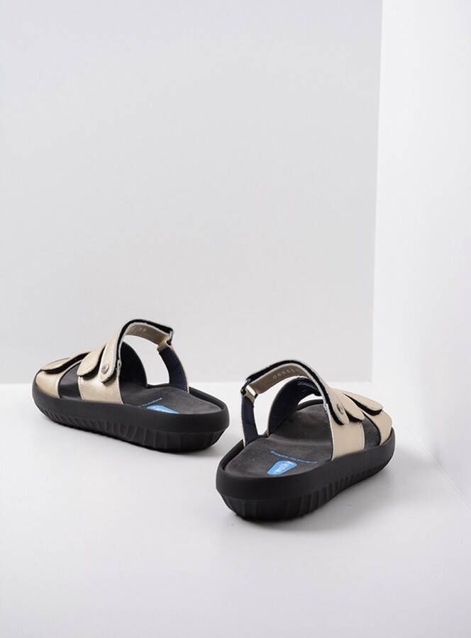 Wolky Slippers Sense goud leer - Foto 7