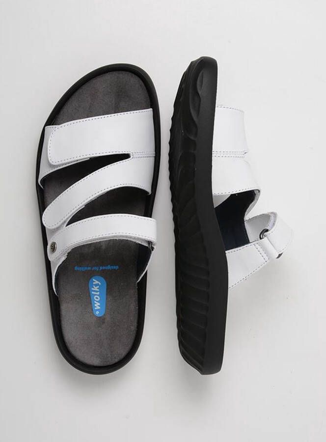 Wolky Slippers Sense wit leer Dames Slippers Wit - Foto 10