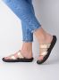 Wolky Slippers Tahiti goud leer - Thumbnail 5