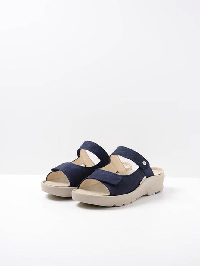 Wolky Slippers Zaandam denim nubuck