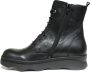 Wolky Akita Leren Veterboots Black Dames - Thumbnail 2