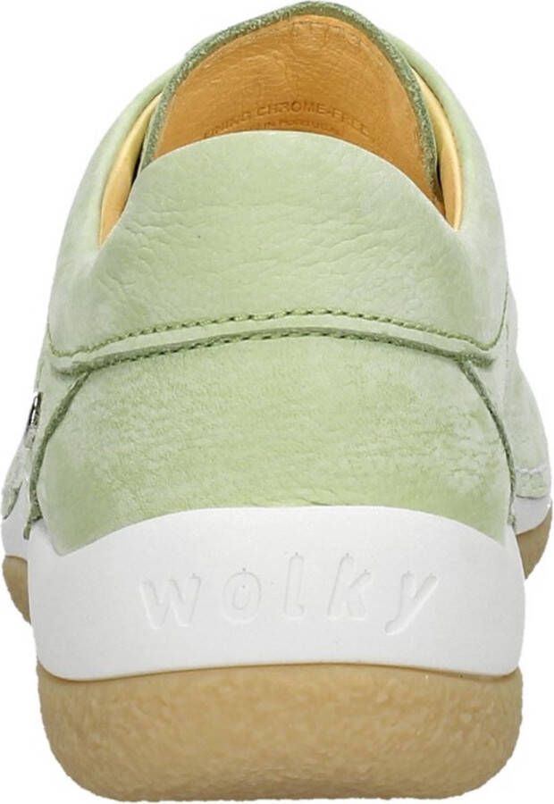 Wolky Veterschoenen Celebration lichtgroen nubuck