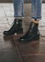 Wolky Dames Veterschoenen 0262520-000 Center Velvet Zwart - Thumbnail 5