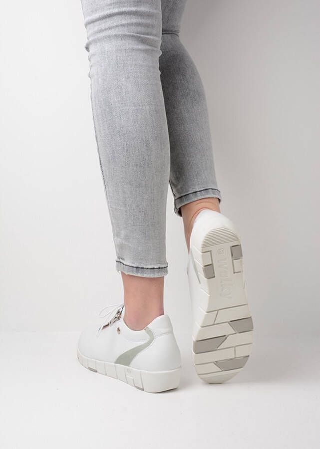 Wolky Veterschoenen Etosha wit leer
