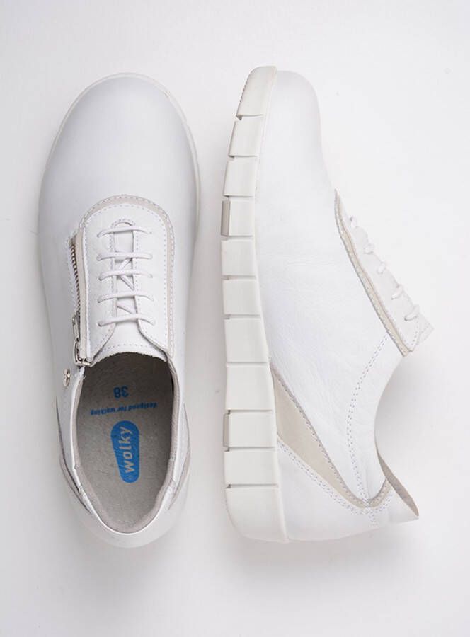 Wolky Veterschoenen Etosha wit leer