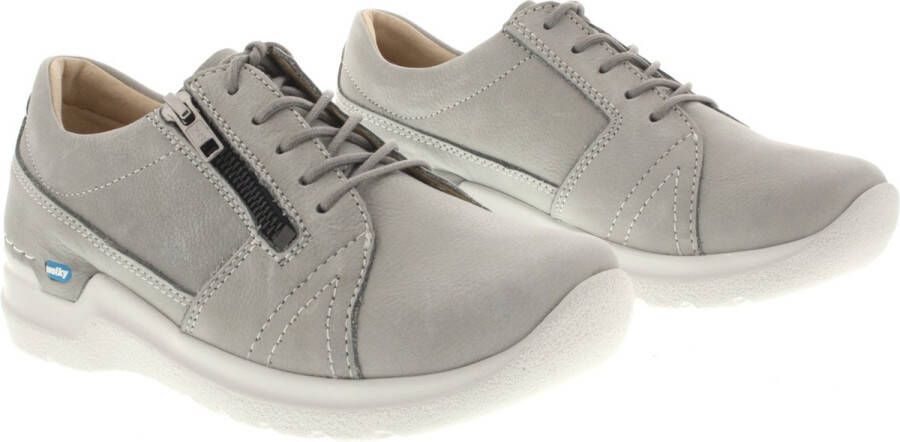 Wolky Veterschoenen Feltwell lichtgrijs nubuck