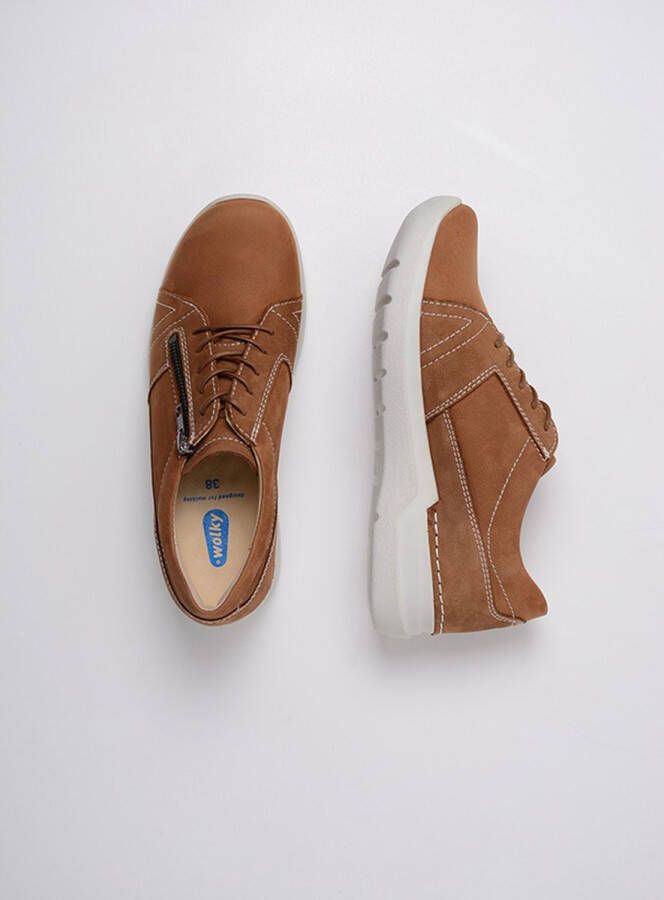 Wolky Veterschoenen Feltwell tobacco bruin nubuck