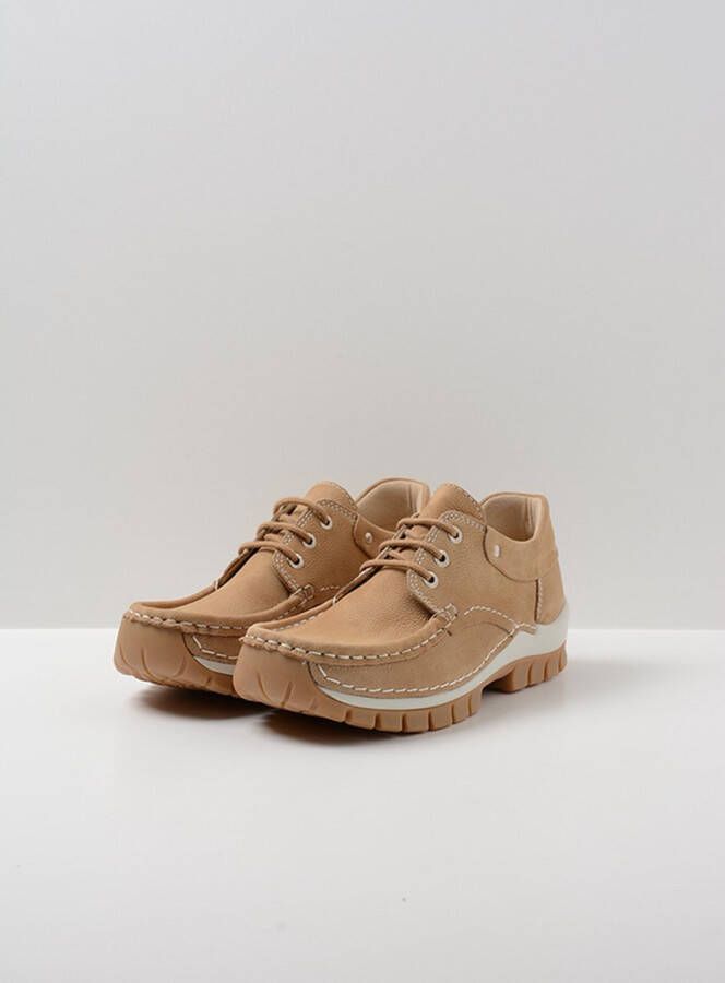 Wolky Veterschoenen Fly Summer beige nubuck