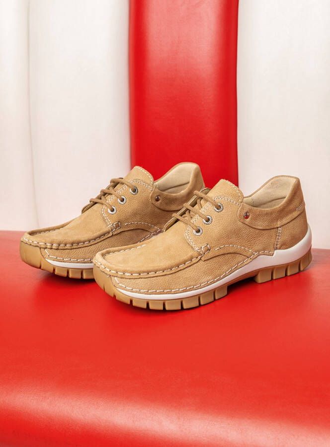 Wolky Veterschoenen Fly Summer beige nubuck