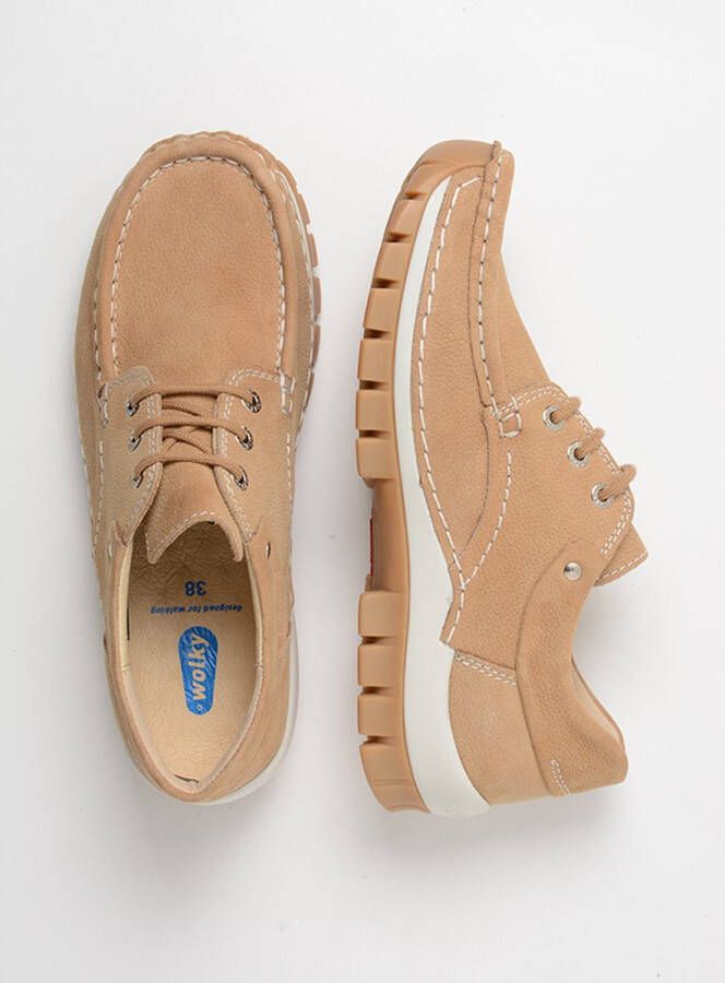 Wolky Veterschoenen Fly Summer beige nubuck