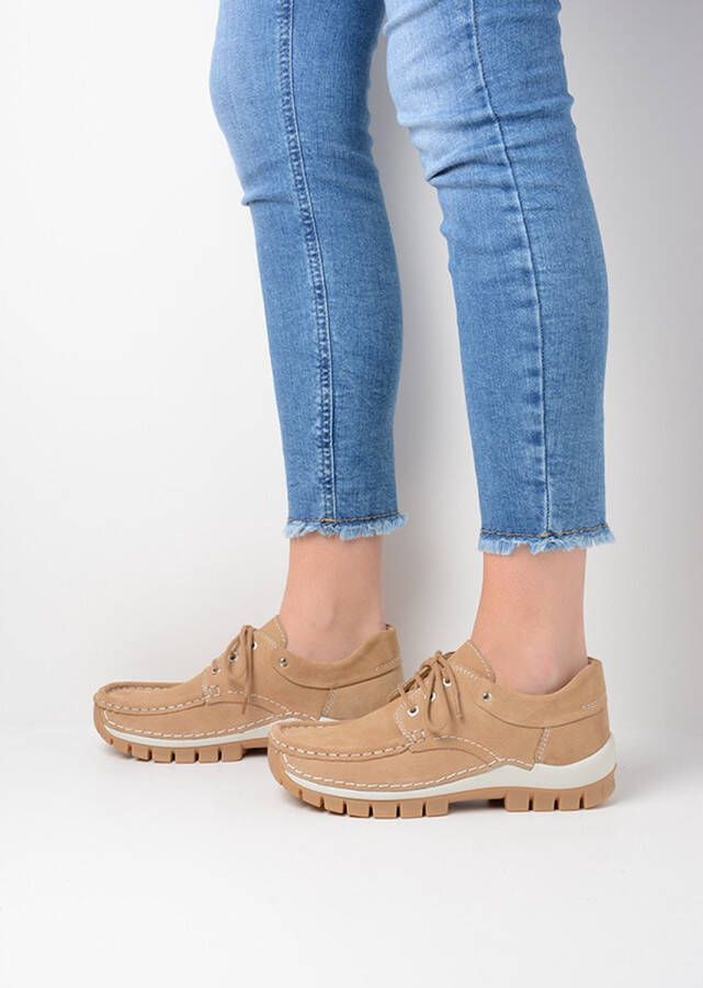 Wolky Veterschoenen Fly Summer beige nubuck