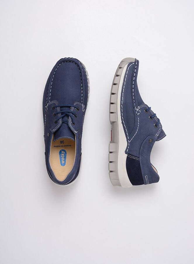 Wolky Veterschoenen Fly Summer denim nubuck