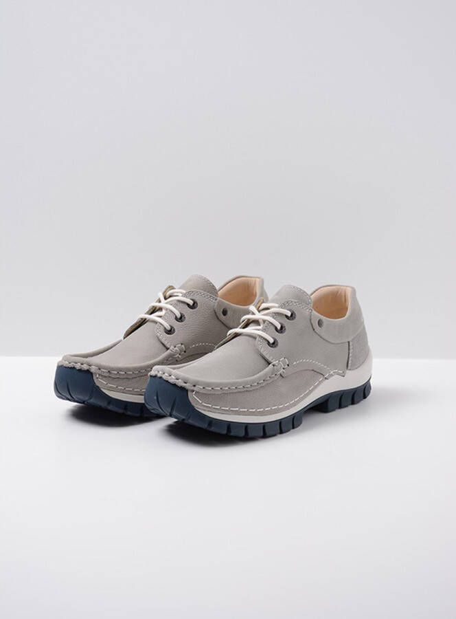 Wolky Veterschoenen Fly Summer lichtgrijs nubuck