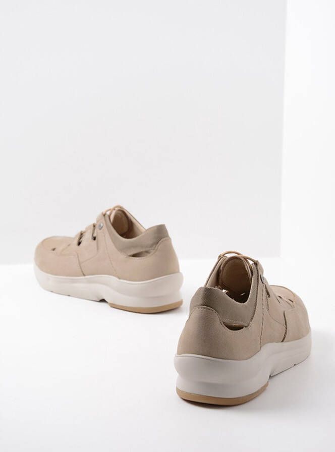 Wolky Veterschoenen Galena beige nubuck