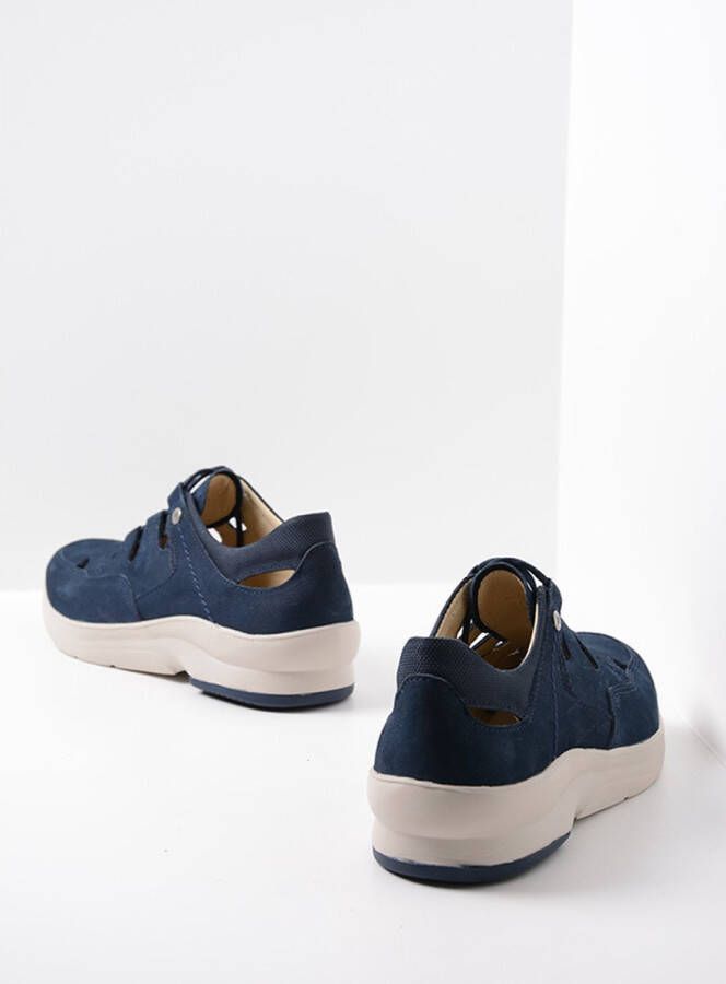 Wolky Veterschoenen Galena denim nubuck