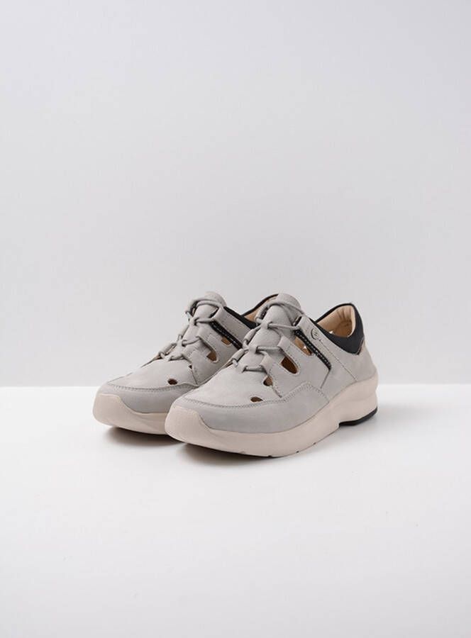 Wolky Veterschoenen Galena lichtgrijs nubuck