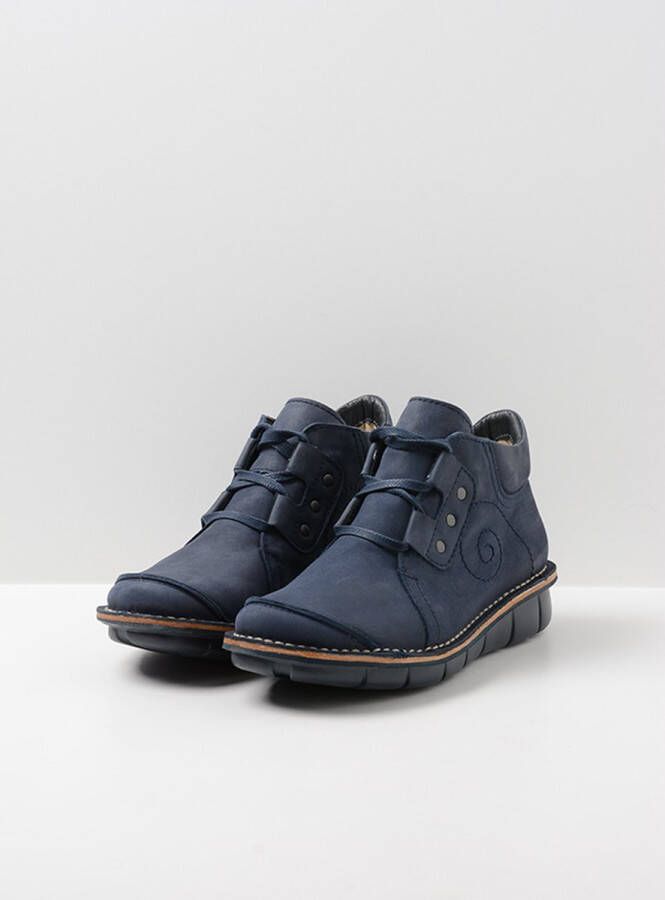 Wolky Veterschoenen Gallo blauw nubuck