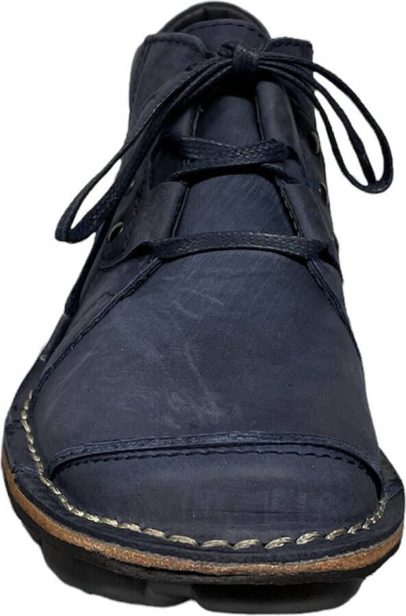 Wolky Veterschoenen Gallo blauw nubuck