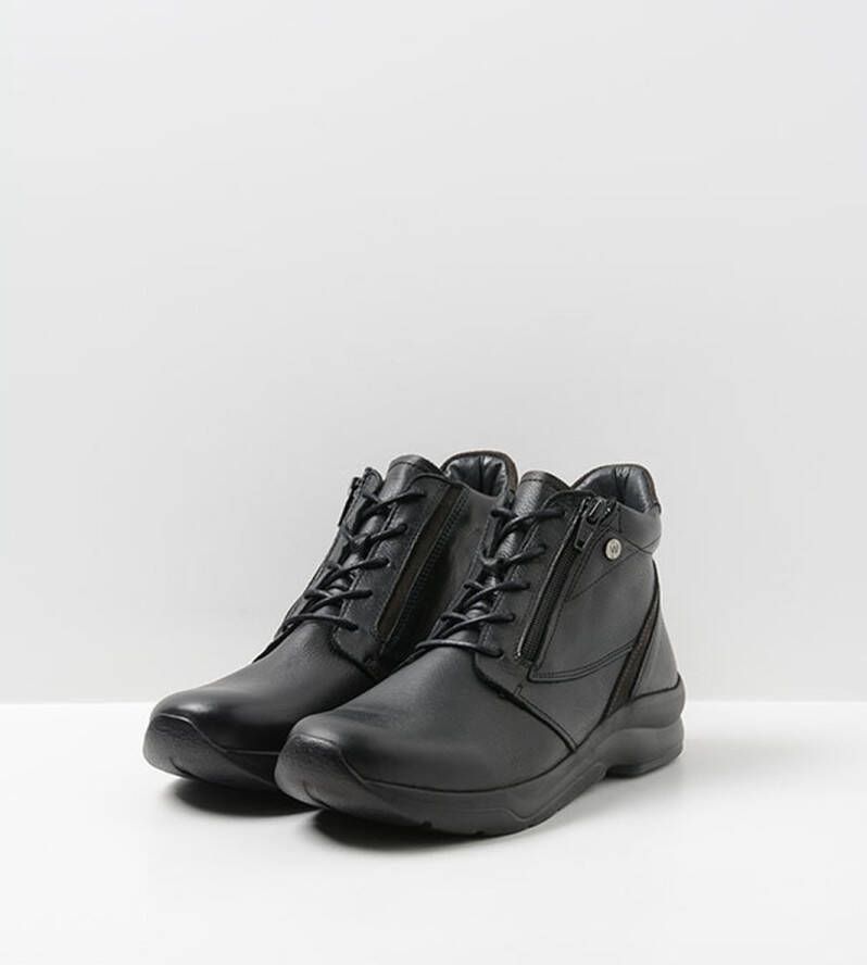 Wolky Veterschoenen Glacier zwart leer