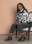 Wolky Dames Veterschoenen 0589124-000 Glacier Zwart - Thumbnail 5