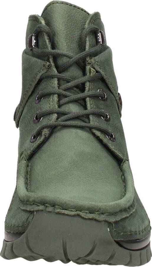 Wolky Veterschoenen Jump saliegroen nubuck