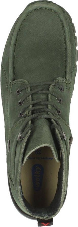 Wolky Veterschoenen Jump saliegroen nubuck