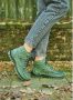 Wolky Hoge veterschoenen Jump saliegroen nubuck - Thumbnail 5