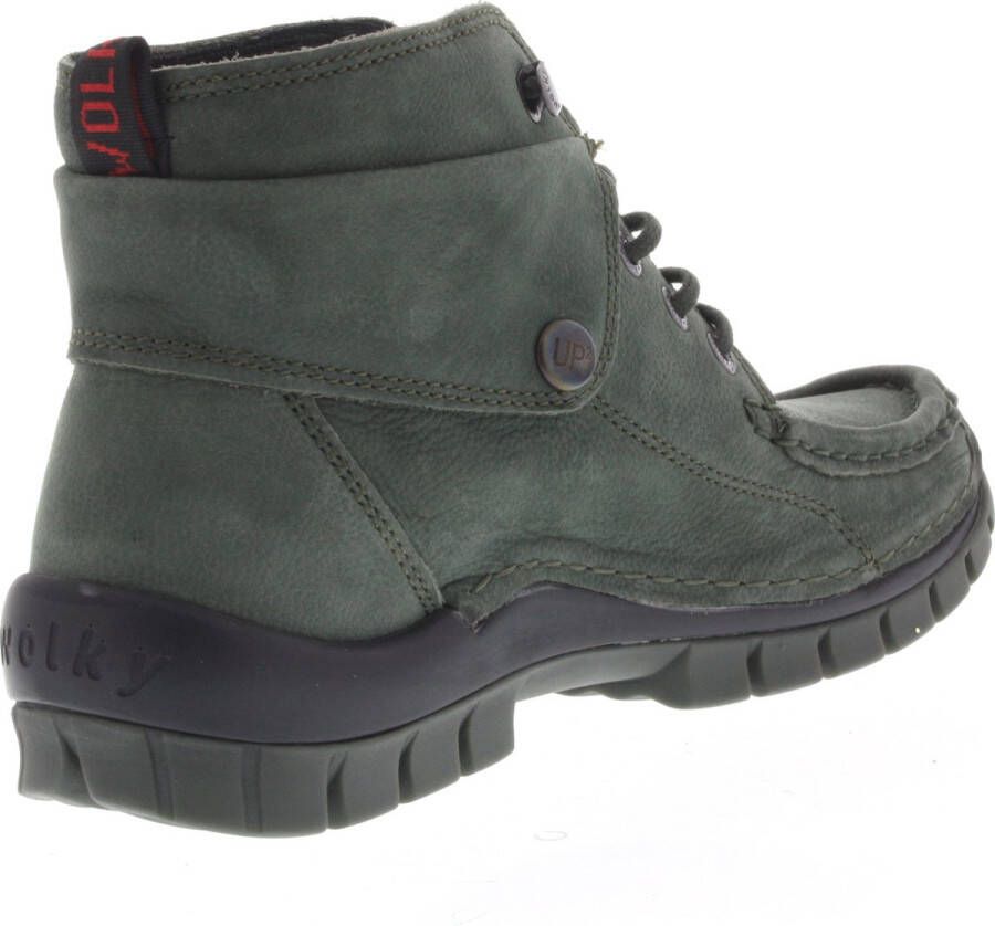 Wolky Veterschoenen Jump saliegroen nubuck