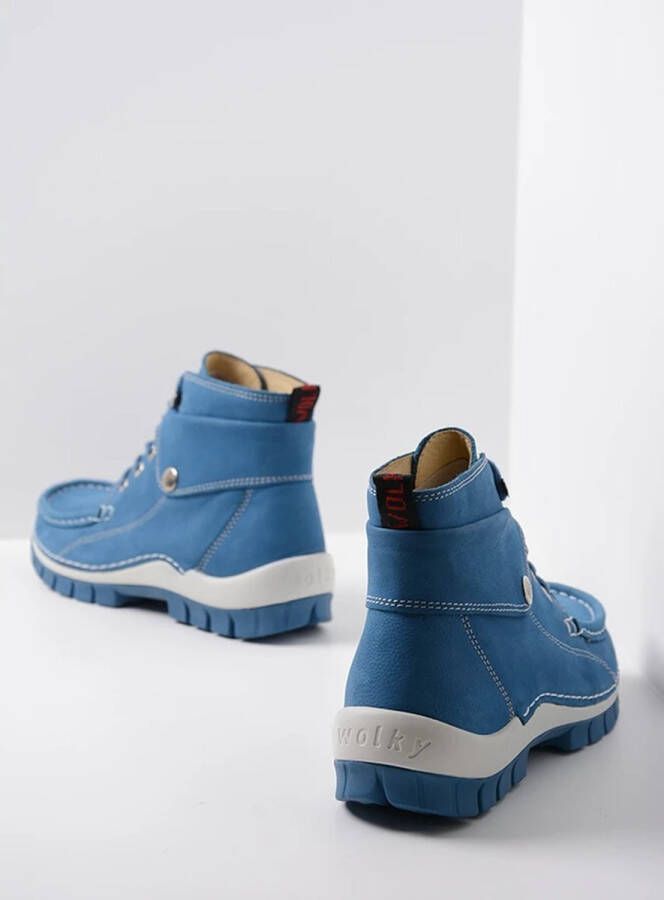 Wolky Veterschoenen Jump Summer atlantisch blauw nubuck