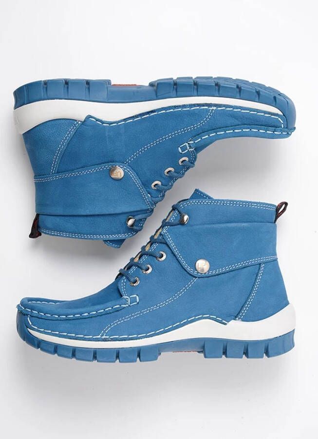 Wolky Veterschoenen Jump Summer atlantisch blauw nubuck