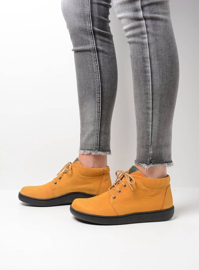 Wolky Veterschoenen Kansas Lady XW donker oker nubuck