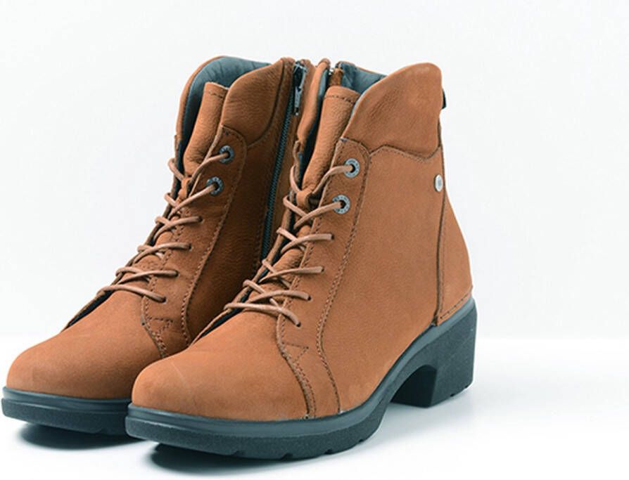 Wolky Veterschoenen Midi cognac nubuck