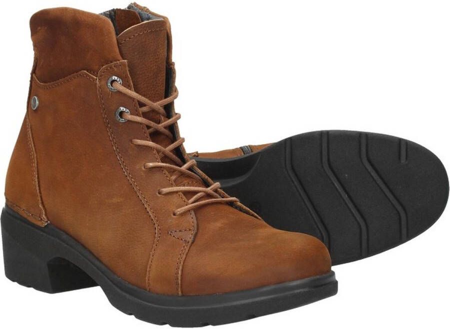 Wolky Veterschoenen Midi cognac nubuck