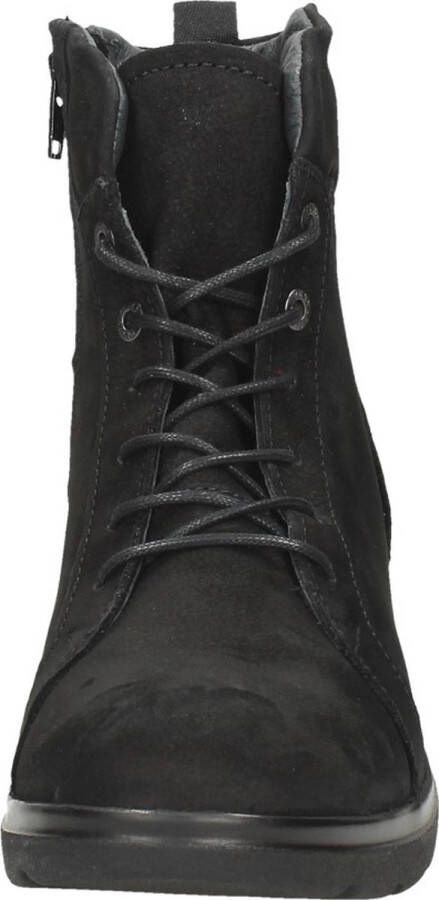 Wolky Veterschoenen Midi zwart nubuck