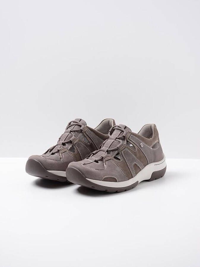 Wolky Veterschoenen Nortec donkergrijs nubuck