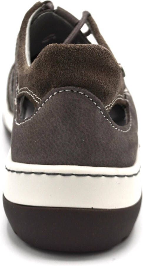 Wolky Veterschoenen Nortec donkergrijs nubuck