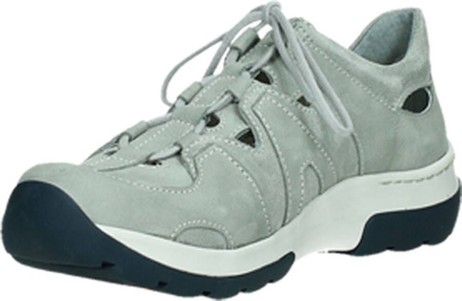 Wolky Veterschoenen Nortec lichtgrijs nubuck