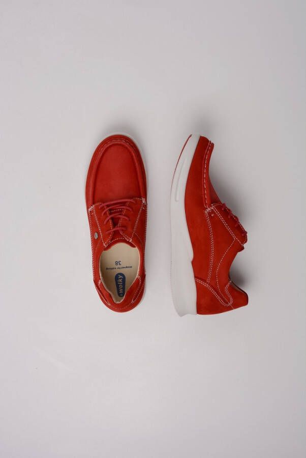 Wolky Veterschoenen One red-summer stretch nubuck