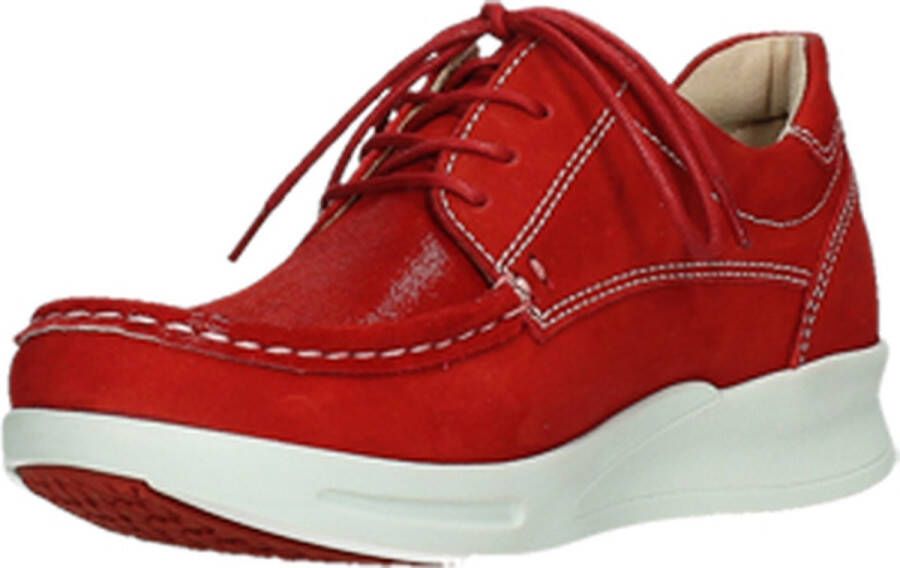 Wolky Veterschoenen One red-summer stretch nubuck