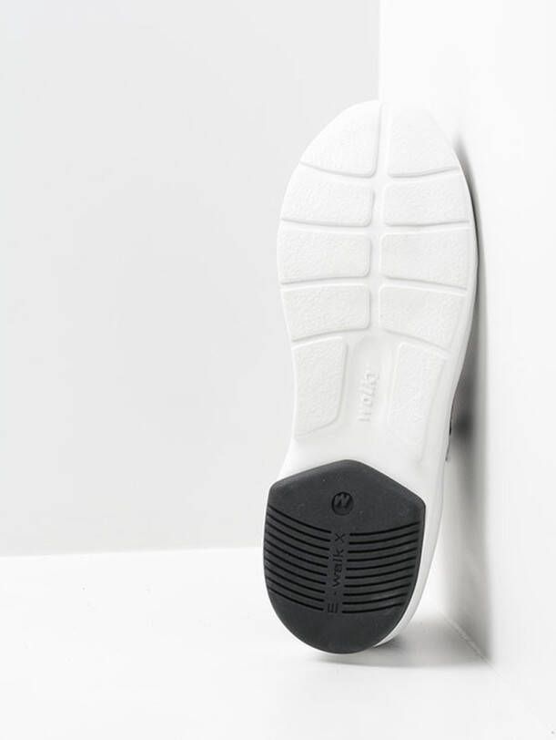Wolky Veterschoenen Ozark zwart wit leer