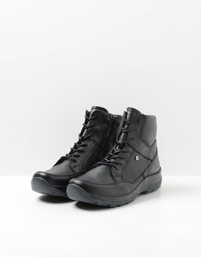 Wolky Veterschoenen Raf zwart leer