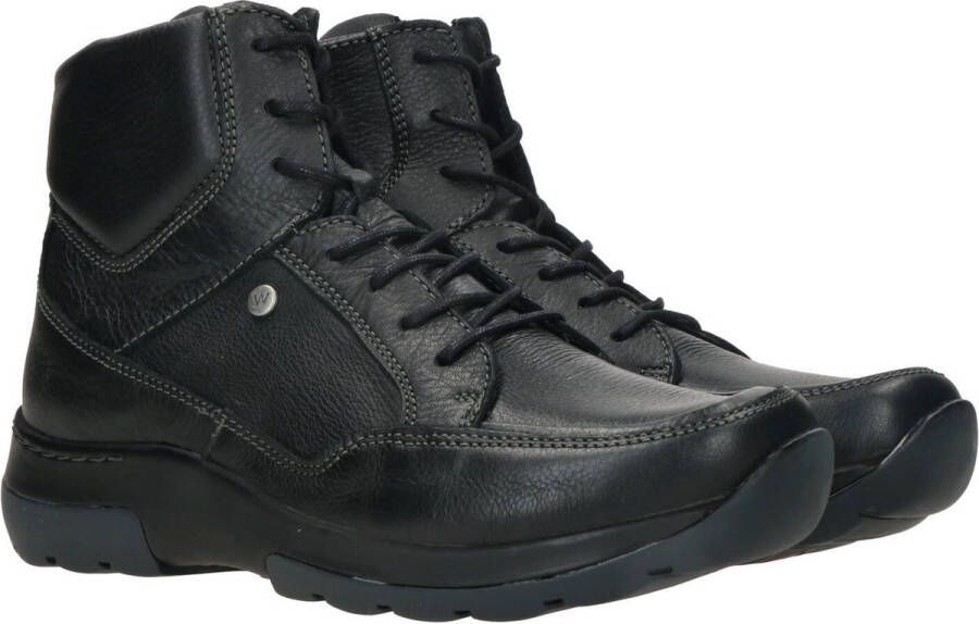 Wolky Veterschoenen Raf zwart leer